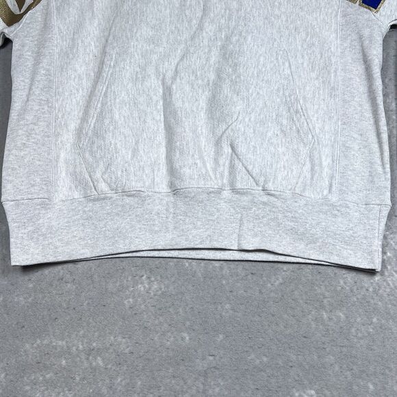 Champion Sweatshirt Size Mens Medium Reverse Weave Hoodie Textured Logo Letters - Picture 5 of 10